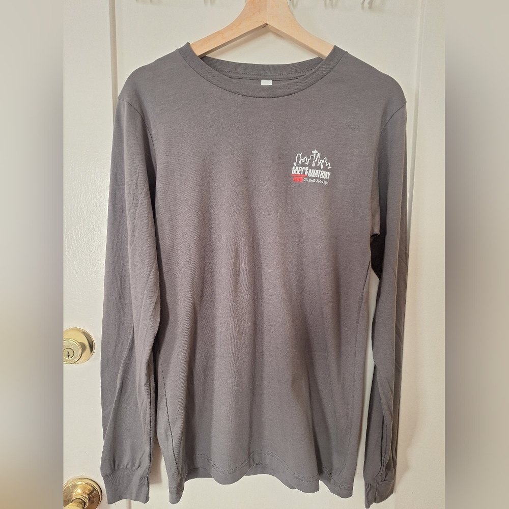 Gray Long Sleeve Unisex Grey's Anatomy 450th Episode Shirt